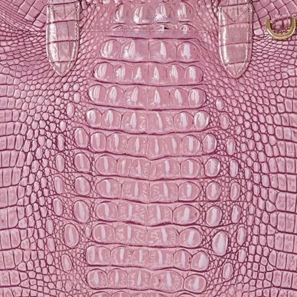 BRAHMIN LARGE Tote Bag Leather Caroline Mulberry Potion Melbourne Purse NWT - Picture 3 of 16